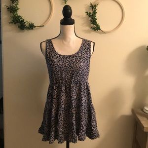 Mini scoop back dress